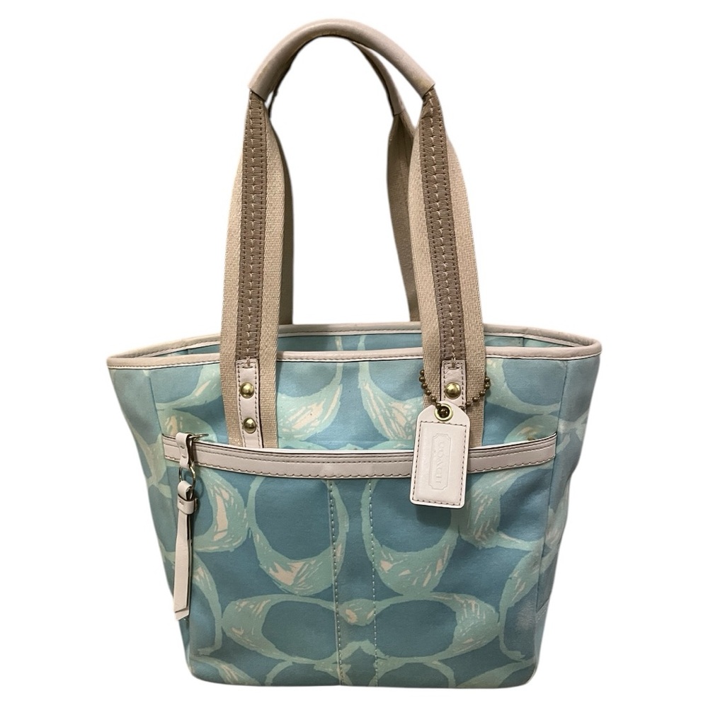Coach Tote Bag with Signature Monogram